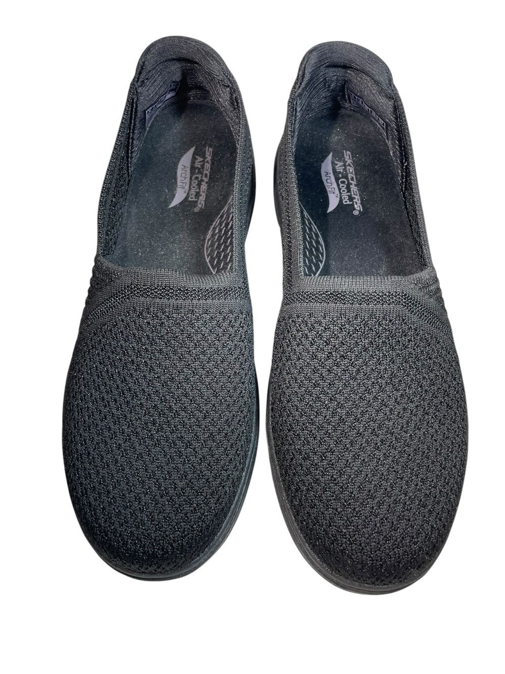 Skechers Arch Fit Inspire Sydney Black Stretch Fit Sneakers Womens Size 8